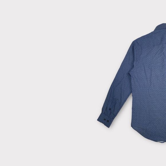 W.R.K Work Rest Karma Men's Small Medallion 4 Way Stretch Button Shirt Blue - Picture 11 of 14